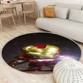 Tapis Mini Iron Man - Rond Rare, Doux, Livraison Gratuite