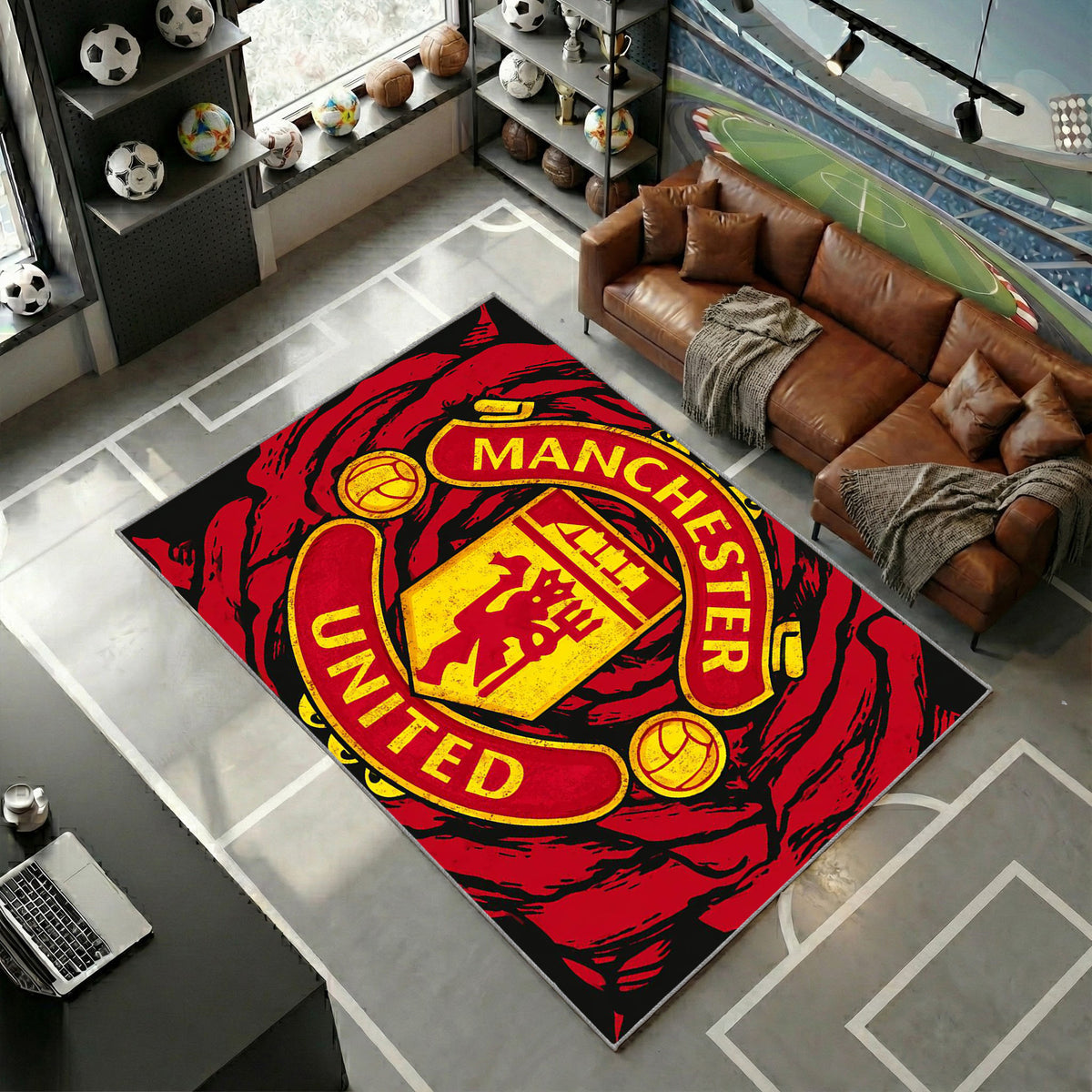 Manchester United Multicolore Moderne 2