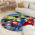 Tapis Ligue des Justiciers Mary - Rond Rare, Doux, Livraison Gratuite