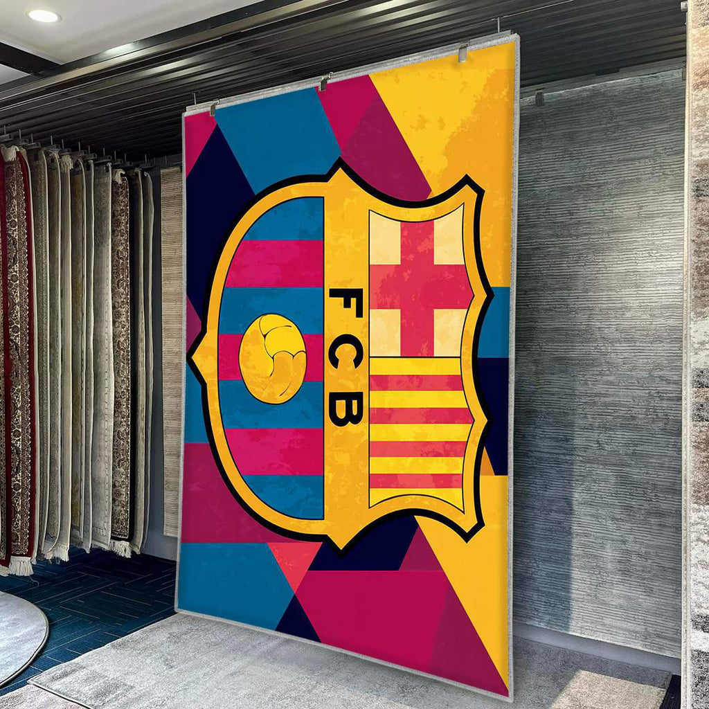 FC Barcelona Modern Geometric 2