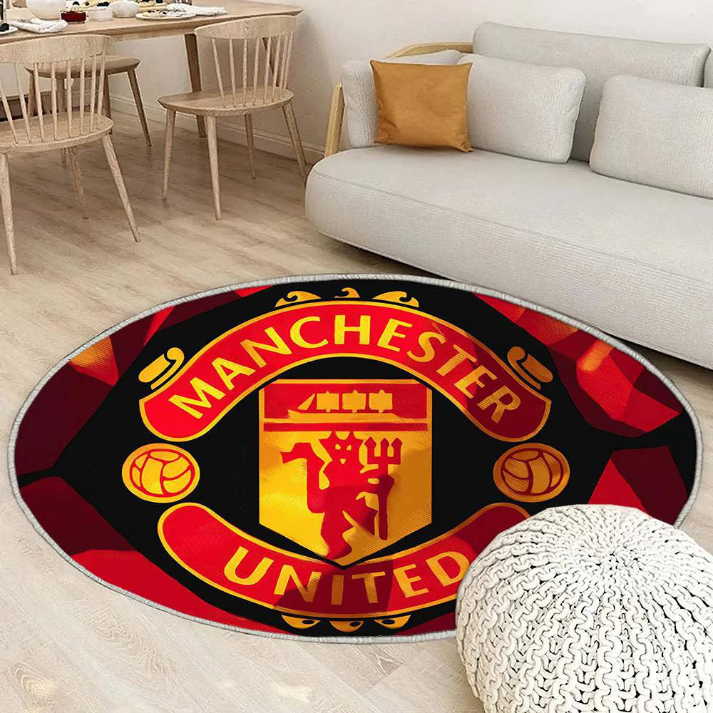 Tapis Manchester United Multicolore Élégant édition 3 à offrir – une déco football qui donne du caractère à la salle de jeu