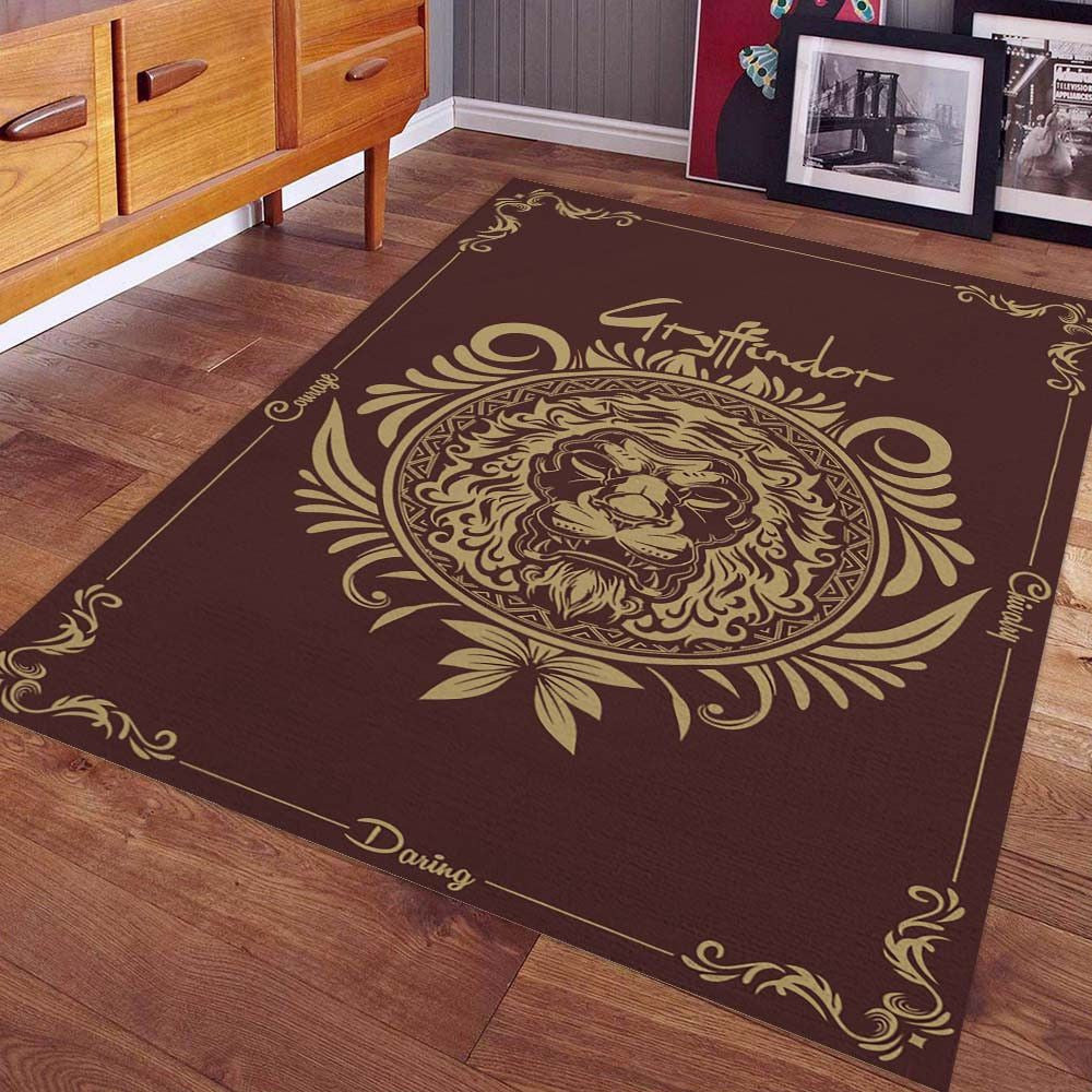 Tapis Gryffondor Harry Potter - Rouge Or, Livraison Gratuite