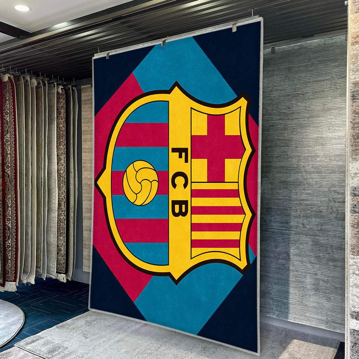 FC Barcelona Modern Geometric 27