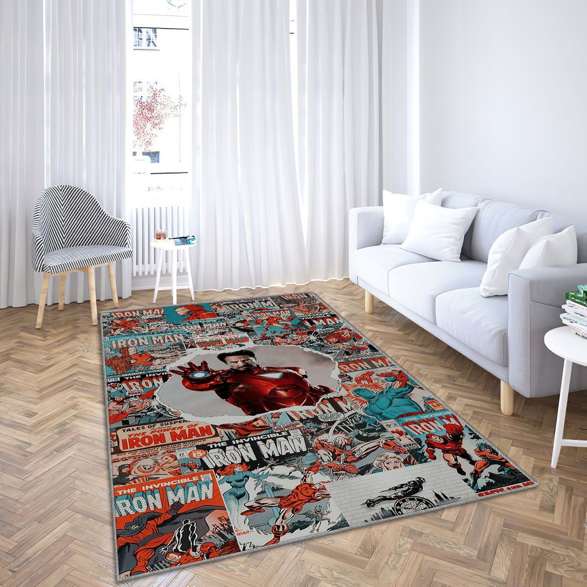 Tapis Homme de Fer - Armure Rare, Doux, Livraison Gratuite
