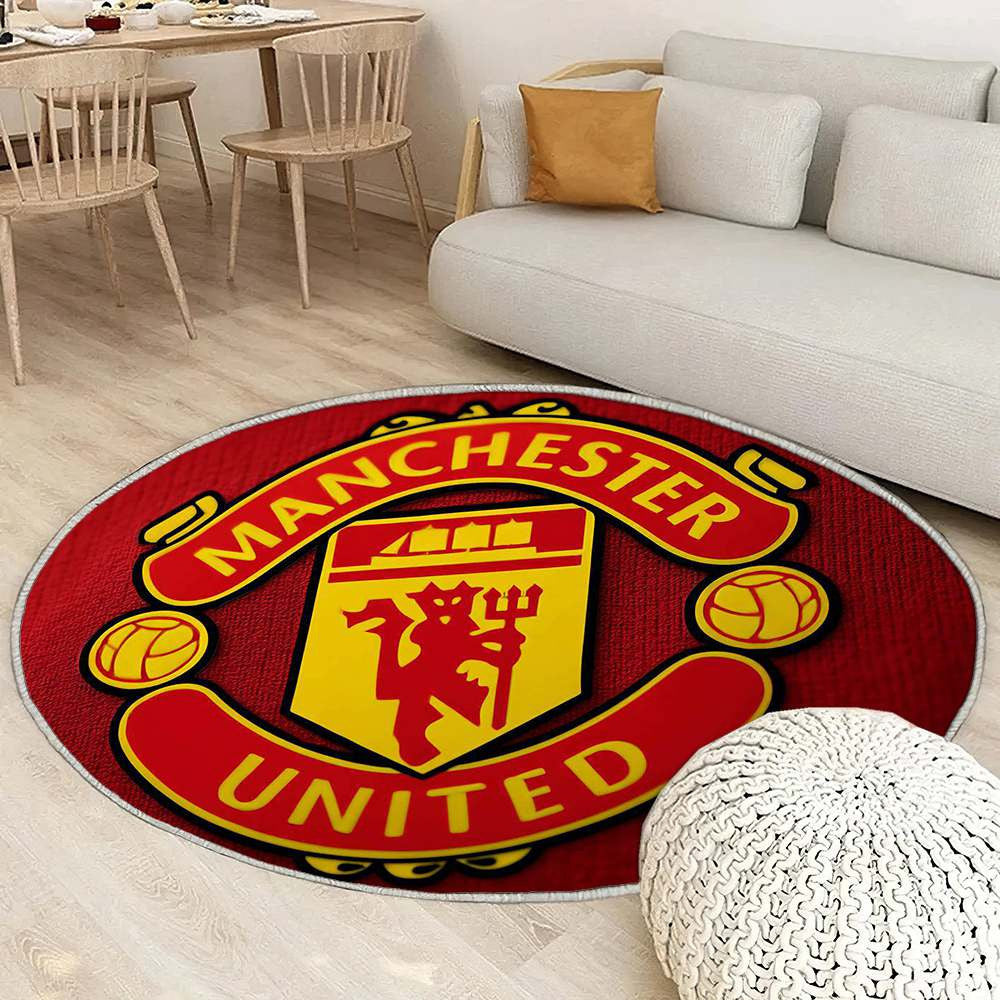 Tapis Manchester United Multicolore Élégant visuel 4 pour supporters – faites entrer l’ambiance du stade dans le salon