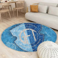 Tapis Gostaresh Foulad FC - Rond Rare, Doux, Livraison Gratuite