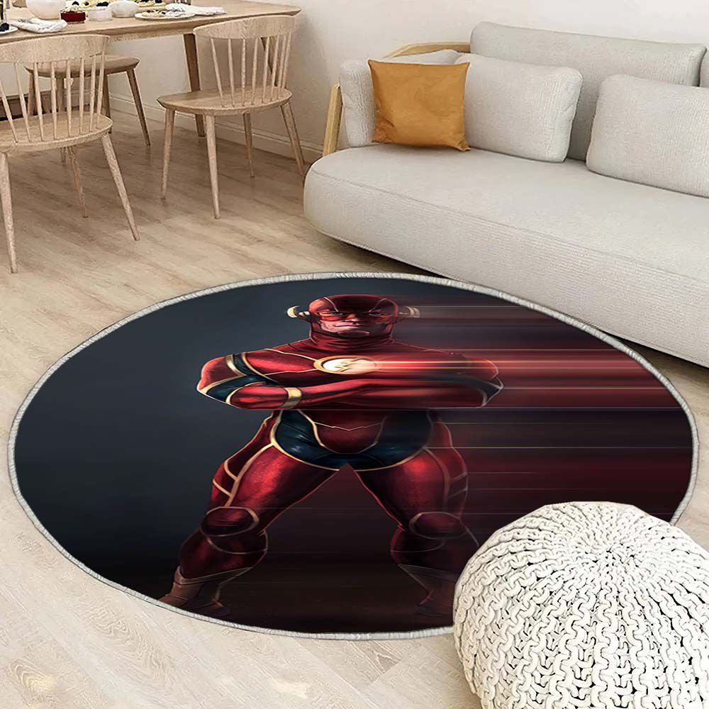 Tapis L'Art Flash - Rond Rare, Doux, Livraison Gratuite