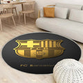 Tapis Barcelone FC 7 - Rond Rare, Doux, Livraison Gratuite