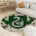 Tapis Serpentard Harry Potter 1 - Rond Rare, Doux, Livraison Gratuite