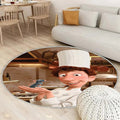 Tapis Linguini Ratatouille - Rond Rare, Doux, Livraison Gratuite