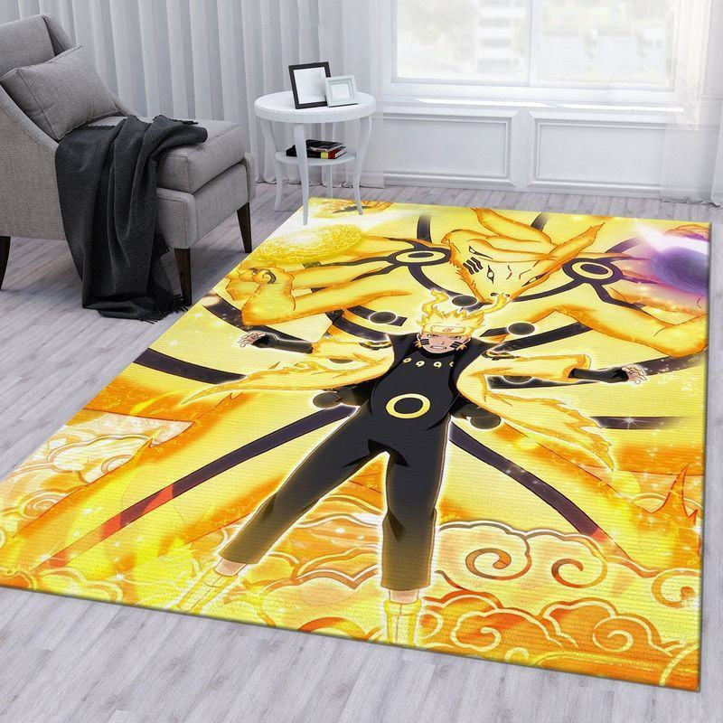 Tapis Naruto Kurama - Rouge Rare, Doux, Livraison Gratuite