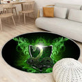 Tapis Serpentard Harry Potter 9 - Rond Rare, Doux, Livraison Gratuite