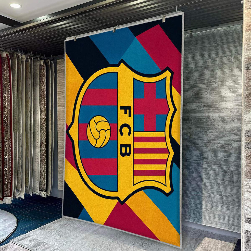 FC Barcelona Modern Geometric 34