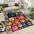 Tapis Nintendo Personnages - Jeu Rare, Doux, Livraison Gratuite