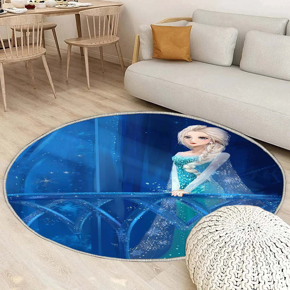 Tapis Reine Elsa - Rond Rare, Doux, Livraison Gratuite