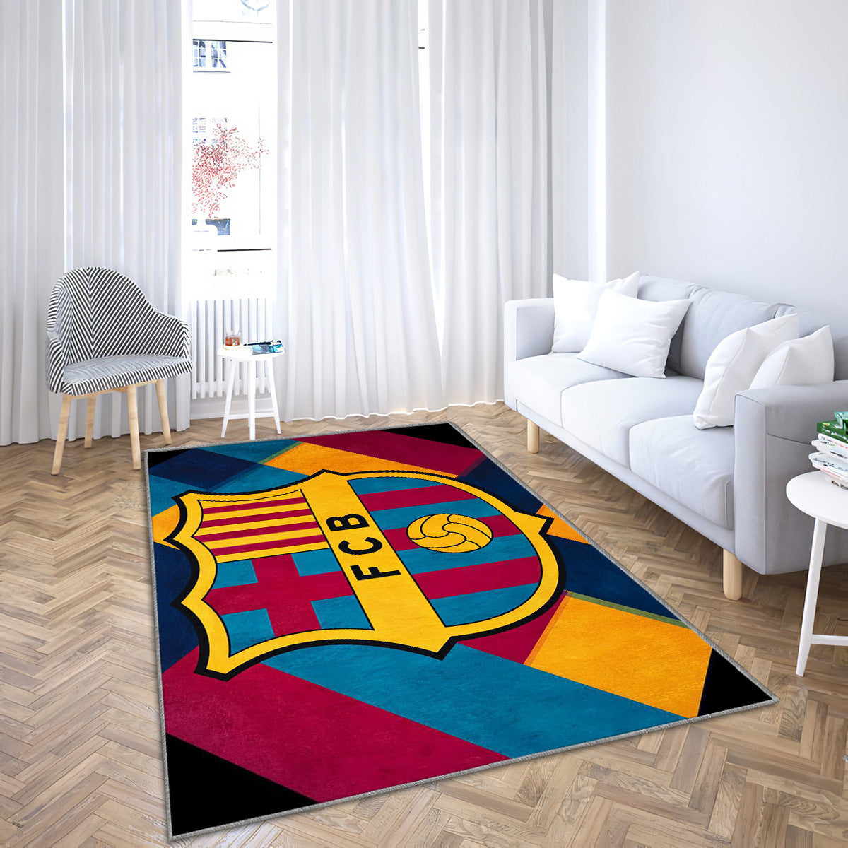 FC Barcelona Modern Geometric 29