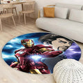 Tapis Anime Iron Man - Rond Rare, Doux, Livraison Gratuite