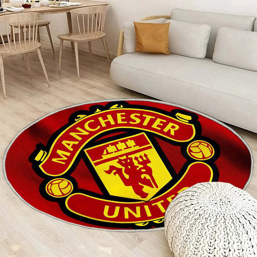 Tapis supporter Manchester United Multicolore Raffiné édition 4 – affirmez vos couleurs dans la chambre