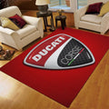Tapis Ducati Corse - Rouge Rare, Doux, Livraison Gratuite