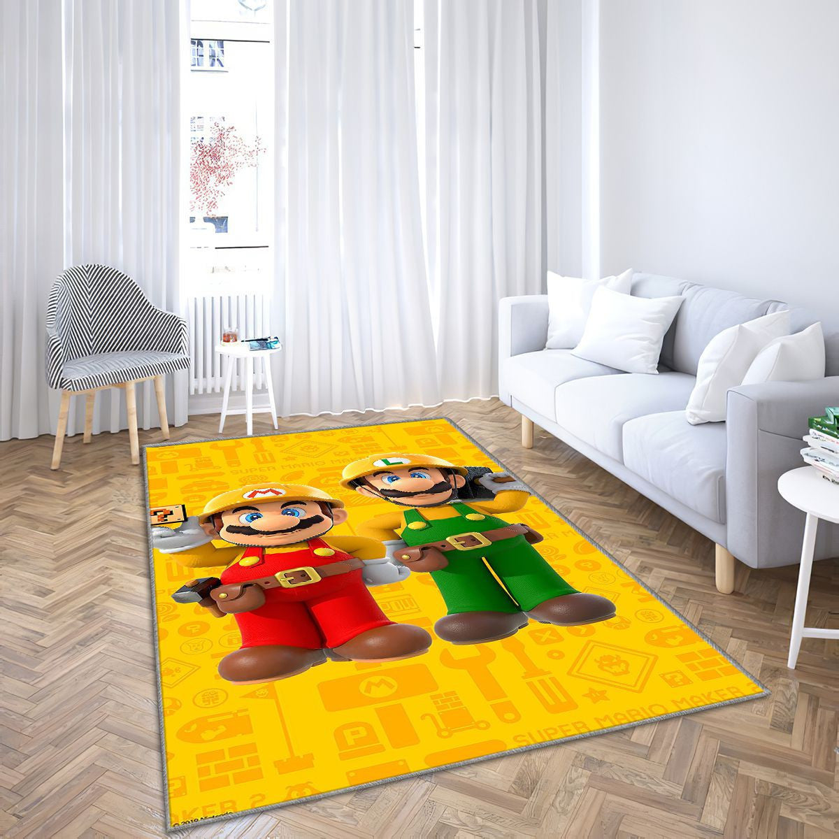 Tapis Créateur Super Mario - Jeu Rare, Doux, Livraison Gratuite