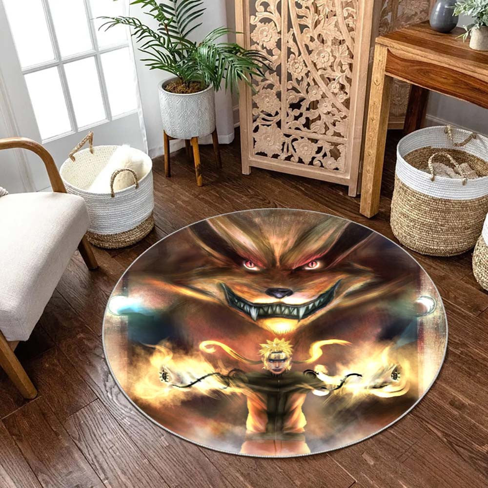 Tapis Naruto Uzumaki - Orange Rare, Doux, Livraison Gratuite