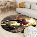 Tapis Spiderman Insomniaque - Rond Rare, Doux, Livraison Gratuite