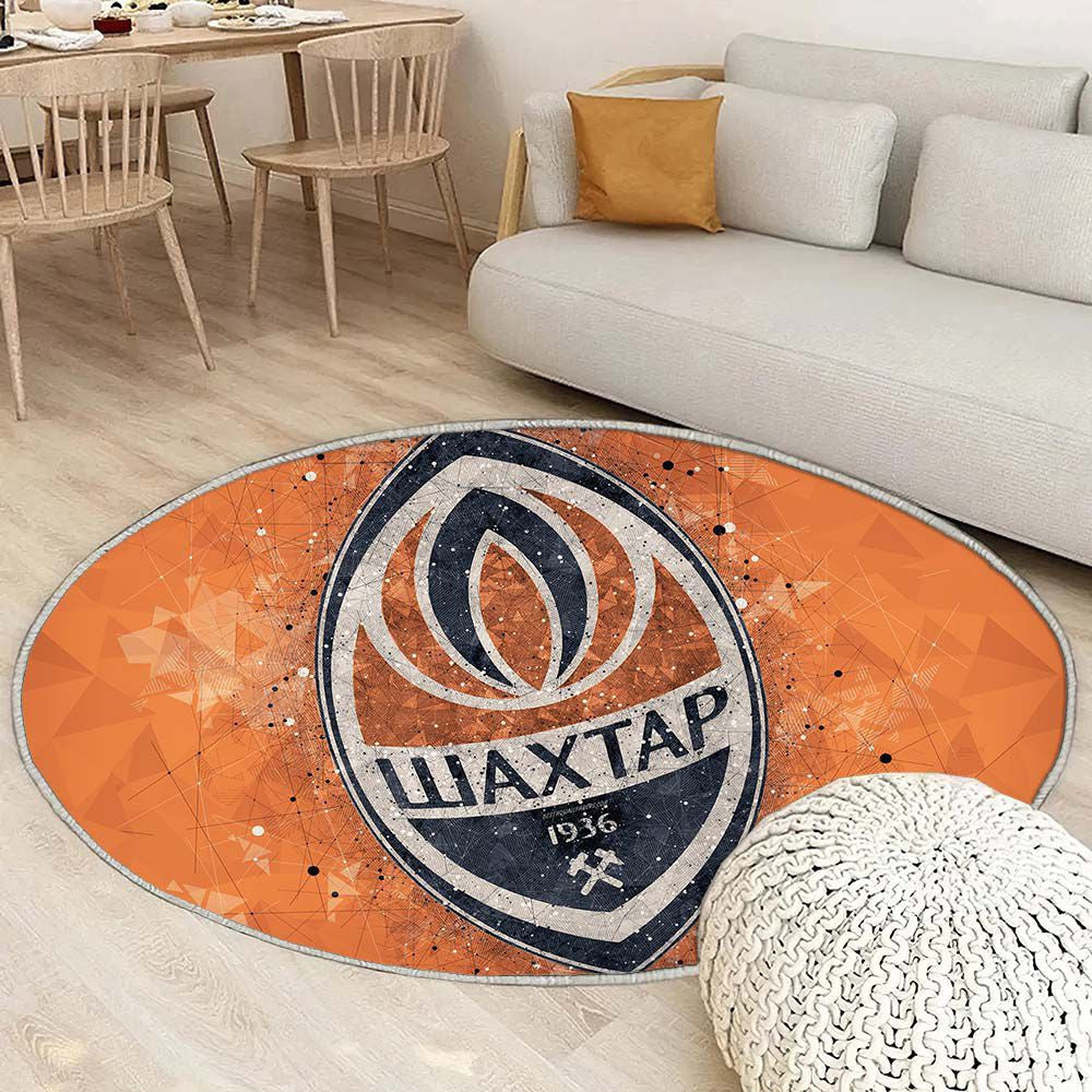 Tapis Shakhtar FC - Rond Rare, Doux, Livraison Gratuite