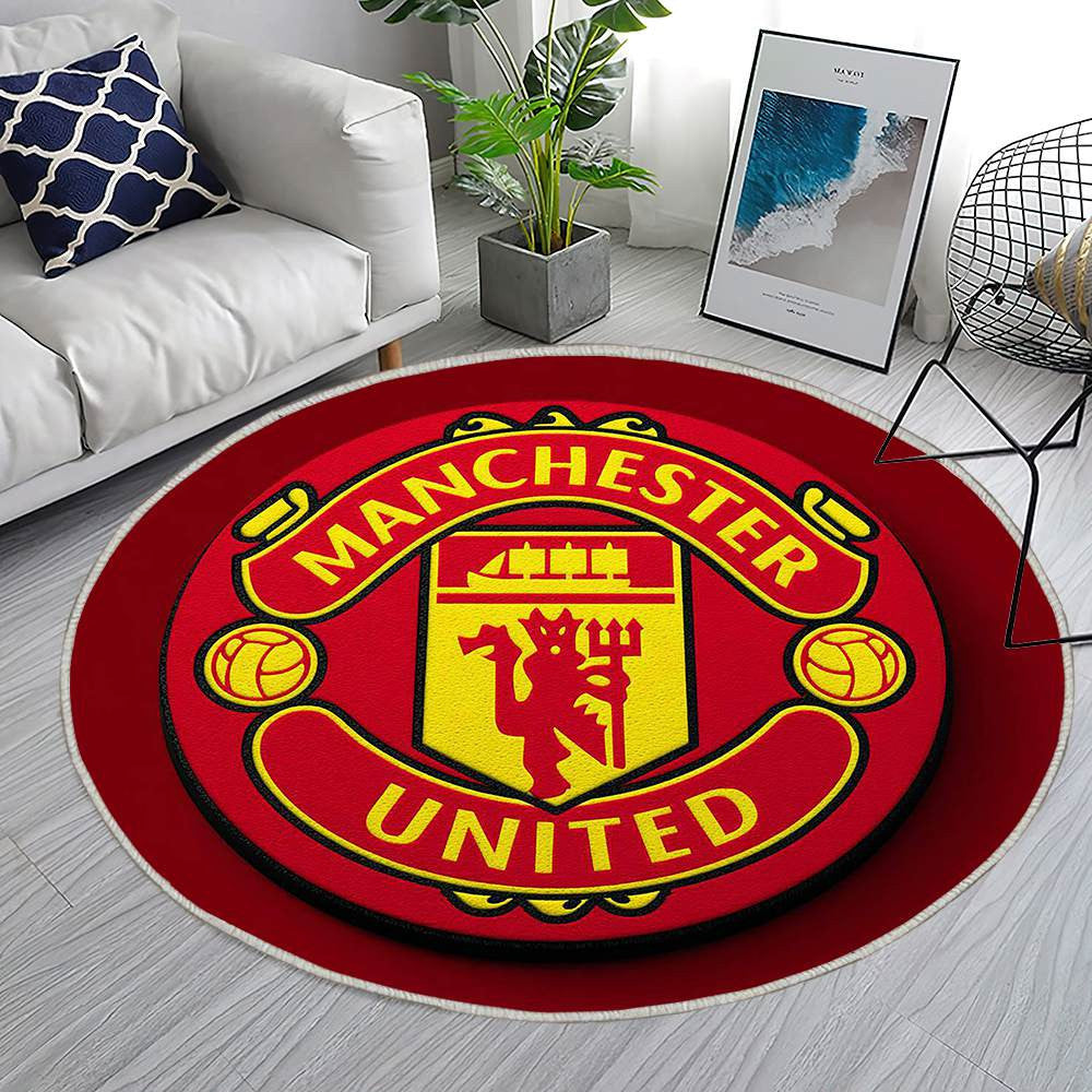 Tapis Manchester United Multicolore Sophistiqué édition 2 – transformez le bureau en coin match pour vrais passionnés