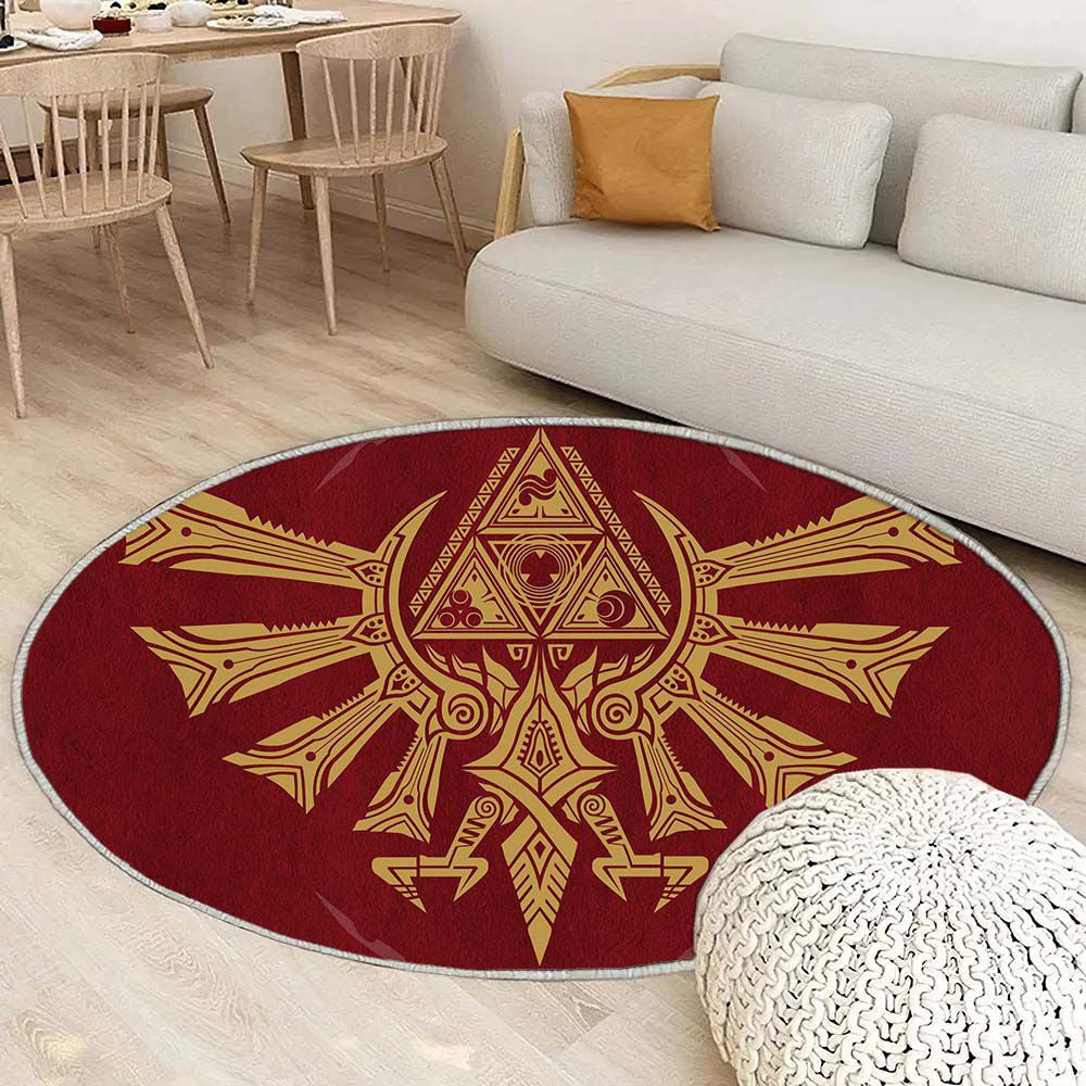 Tapis Légende de Zelda 2 - Rond Rare, Doux, Livraison Gratuite