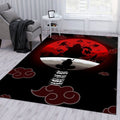 Tapis Naruto Itachi - Noir Rare, Doux, Livraison Gratuite