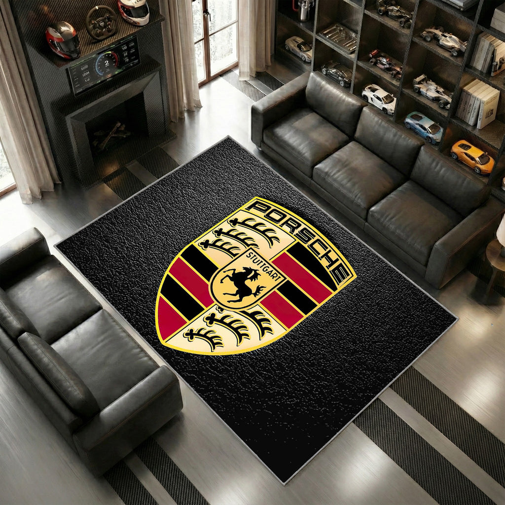Logo Porsche Rouge Rendu 10