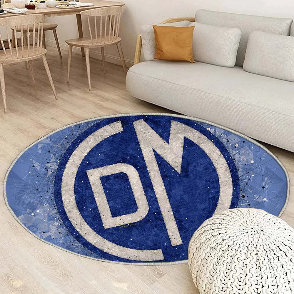 Tapis Logo Deportivo Municipal - Rond Rare, Doux, Livraison Gratuite