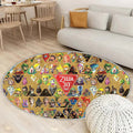 Tapis Légende de Zelda 05 - Rond Rare, Doux, Livraison Gratuite