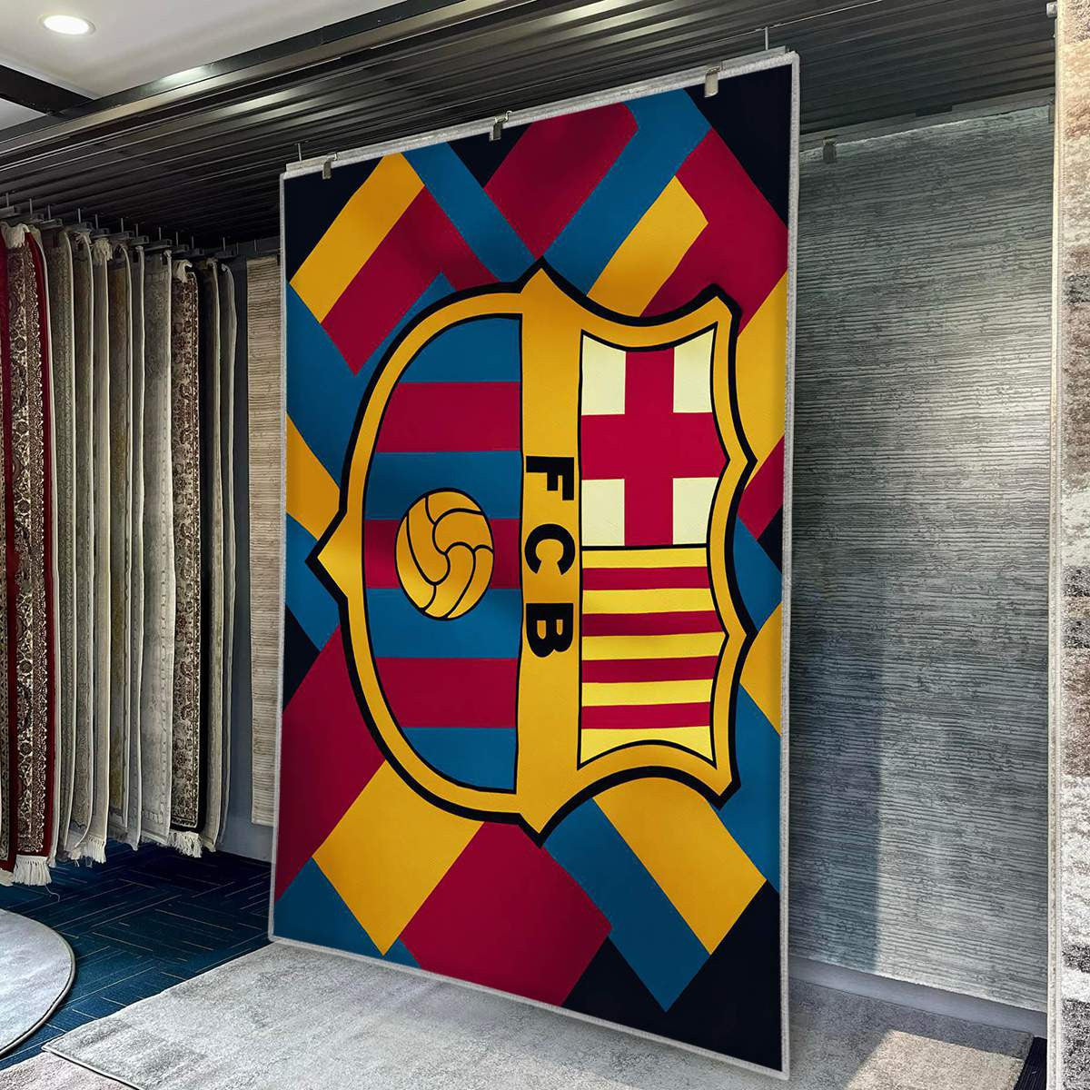 FC Barcelona Modern Geometric 23