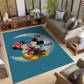 Tapis Mickey et Minnie - Noir Rare, Doux, Livraison Gratuite
