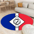 Tapis Drapeau Fasciste France 1 - Rond Rare, Doux, Livraison Gratuite