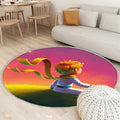 Tapis Petit Prince Résumé - Rond Rare, Doux, Livraison Gratuite