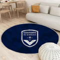 Tapis Bordeaux FC 3 - Rond Rare, Doux, Livraison Gratuite
