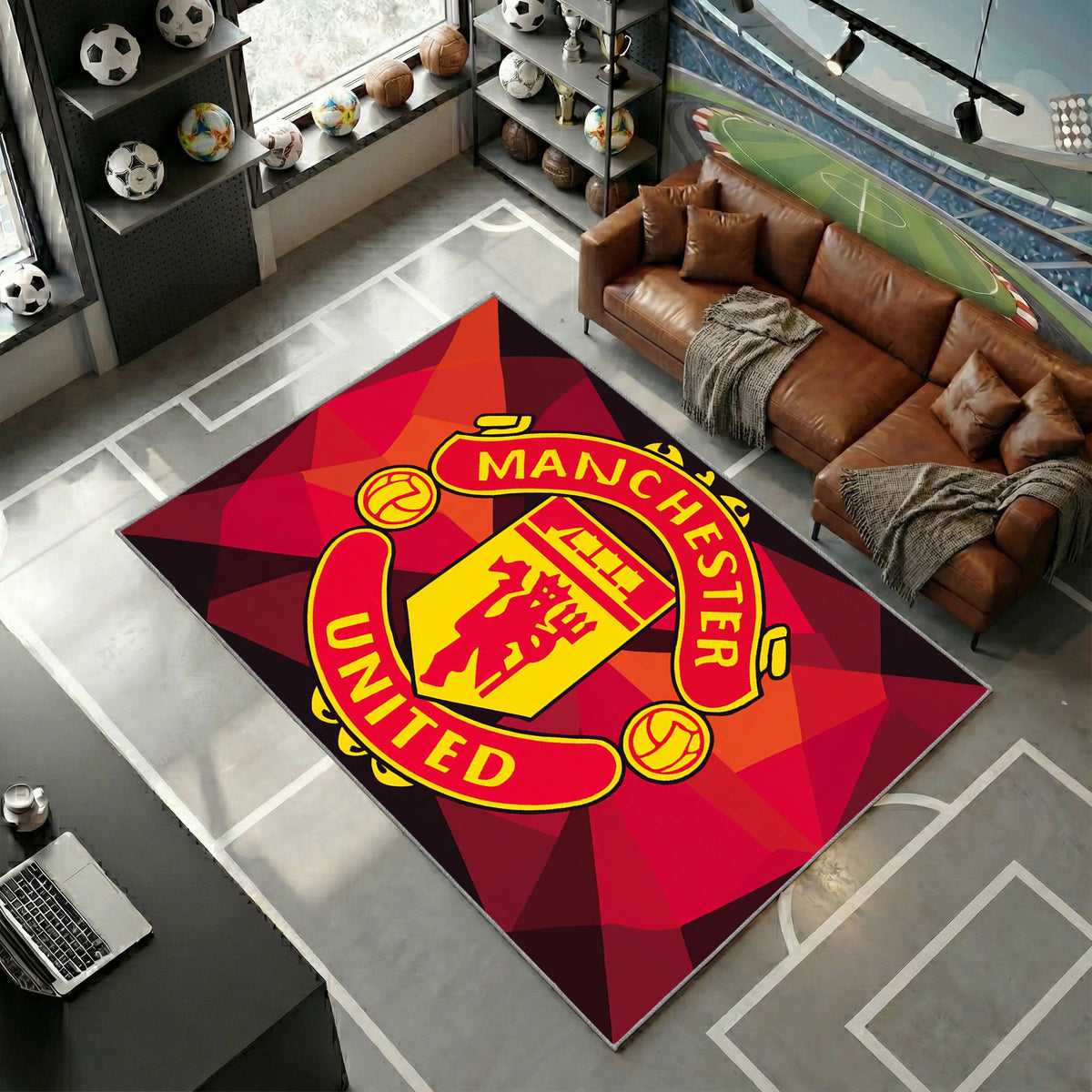 Manchester United Rouge Moderne 5