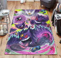Tapis Gengar Pokémon 2 - Violet Rare, Doux, Livraison Gratuite