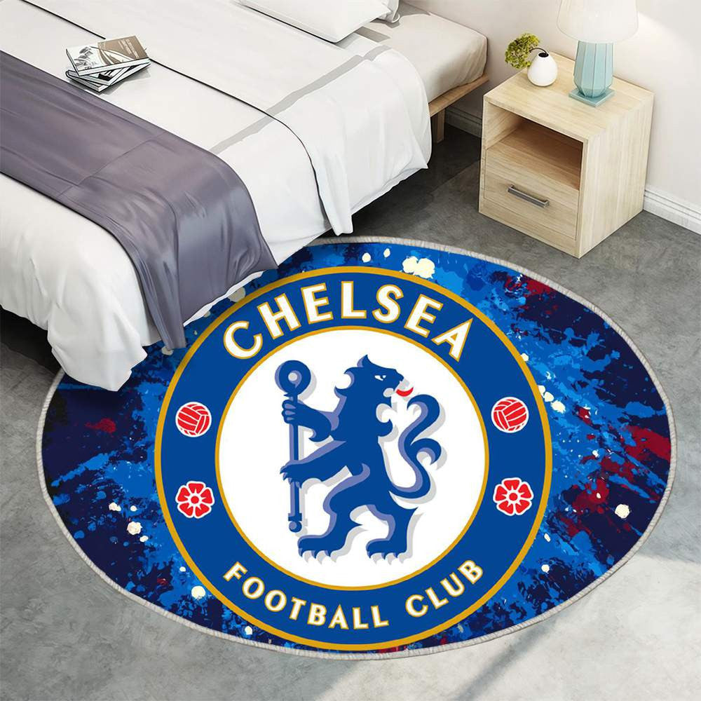 Tapis Chelsea football Club Brodé Classique Bleu Profond Exclusif pour supporters – faites entrer l’ambiance du stade dans le salon