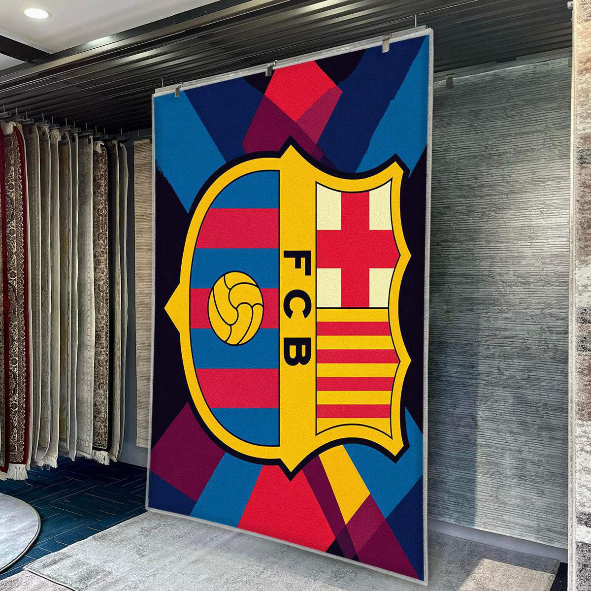FC Barcelona Modern Geometric 22