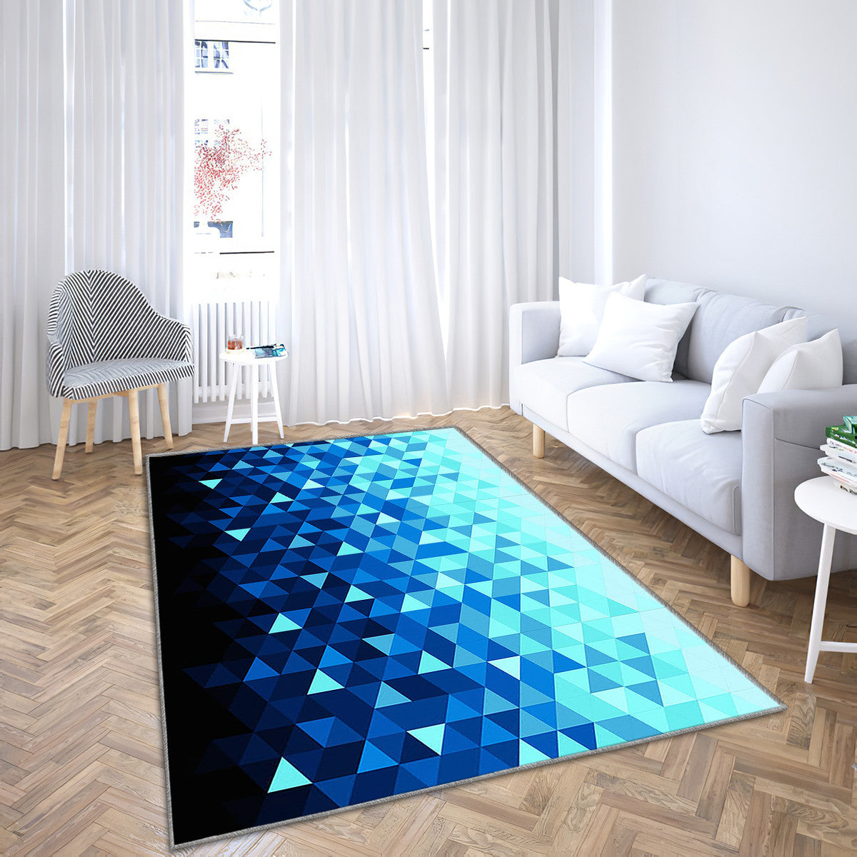 Triangle Pattern Digital Art