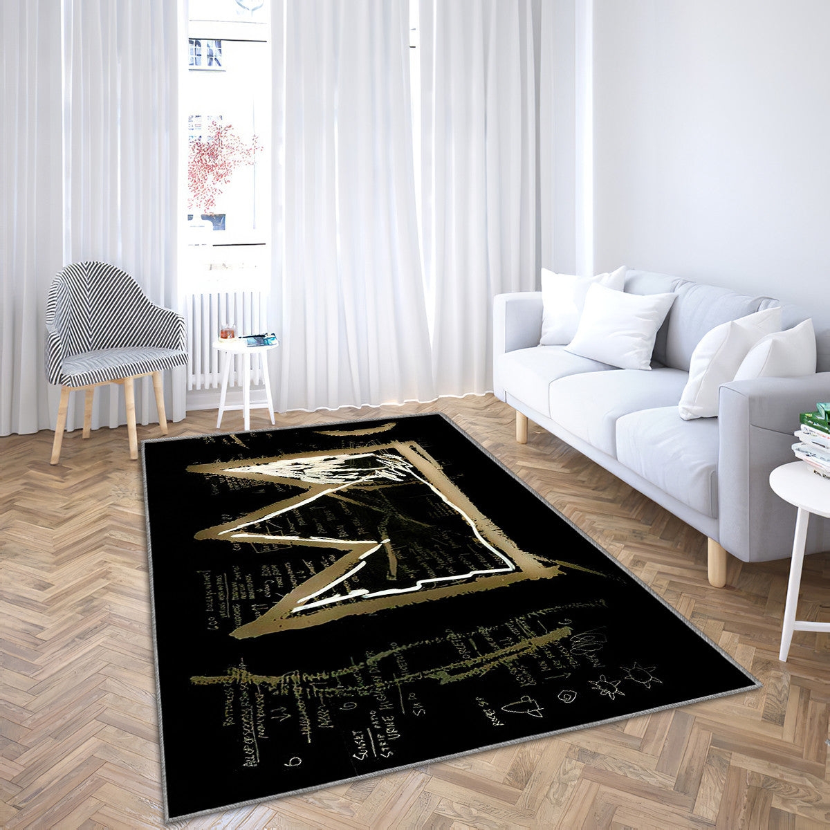 Abstract Street Art-Black Tuxedo Graffiti