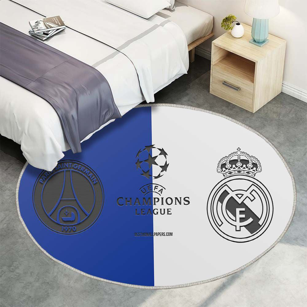 Logo PSG dan real Madrid