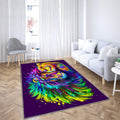 Abstract Colorful Lions Couple