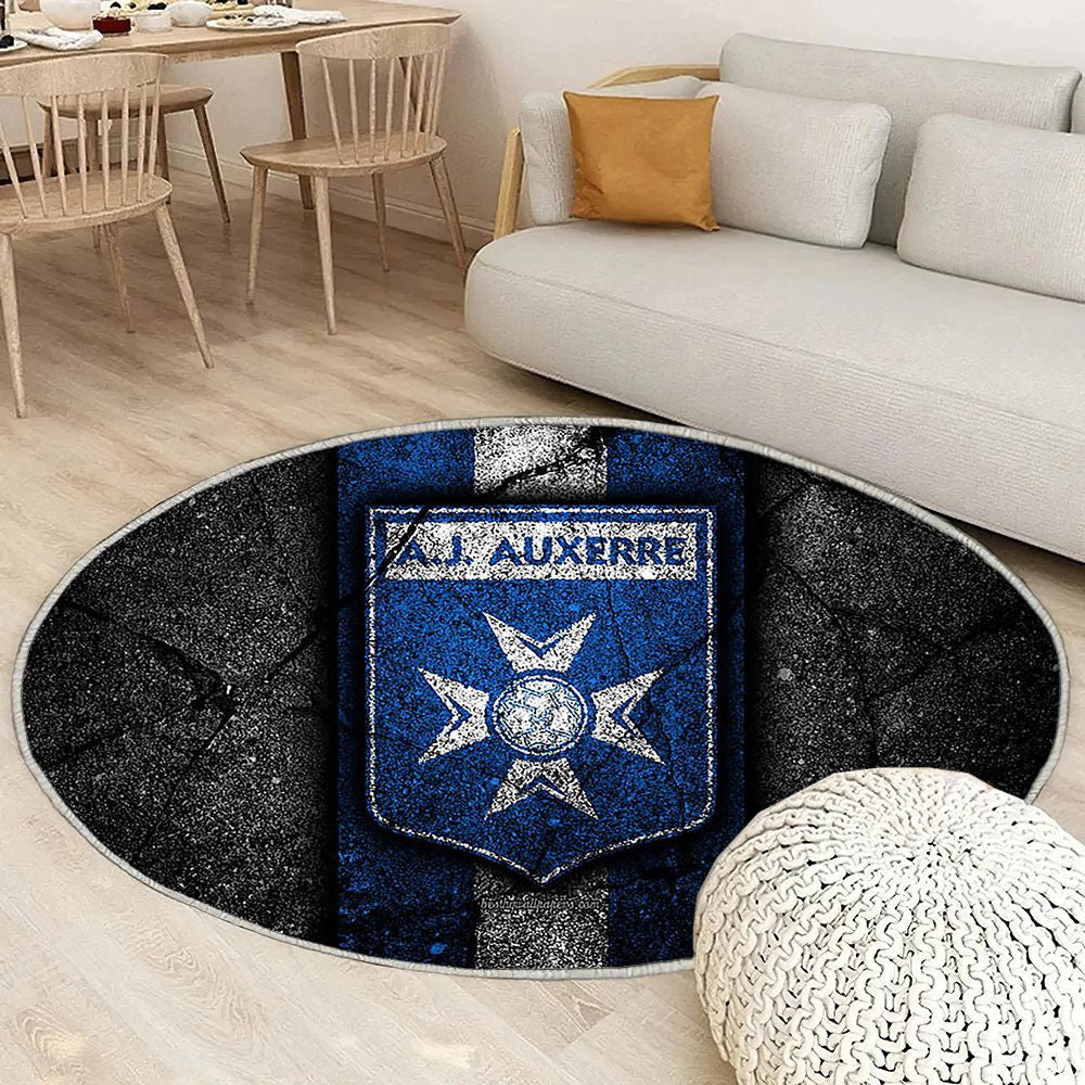 Auxerre Fc Tapis Sol - Tapis De Salon, Ligue 2 Football Tapis Art, Tapis pour la décoration de la maison