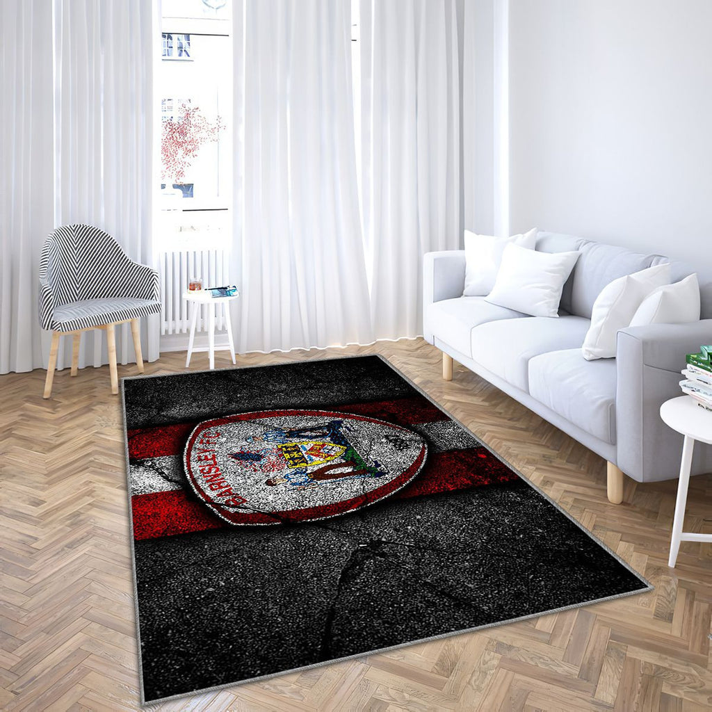 Barnsley Fc Tapis Sol - Tapis De Salon, Club de football de championnat Efl Tapis Art, Tapis pour la décoration de la maison