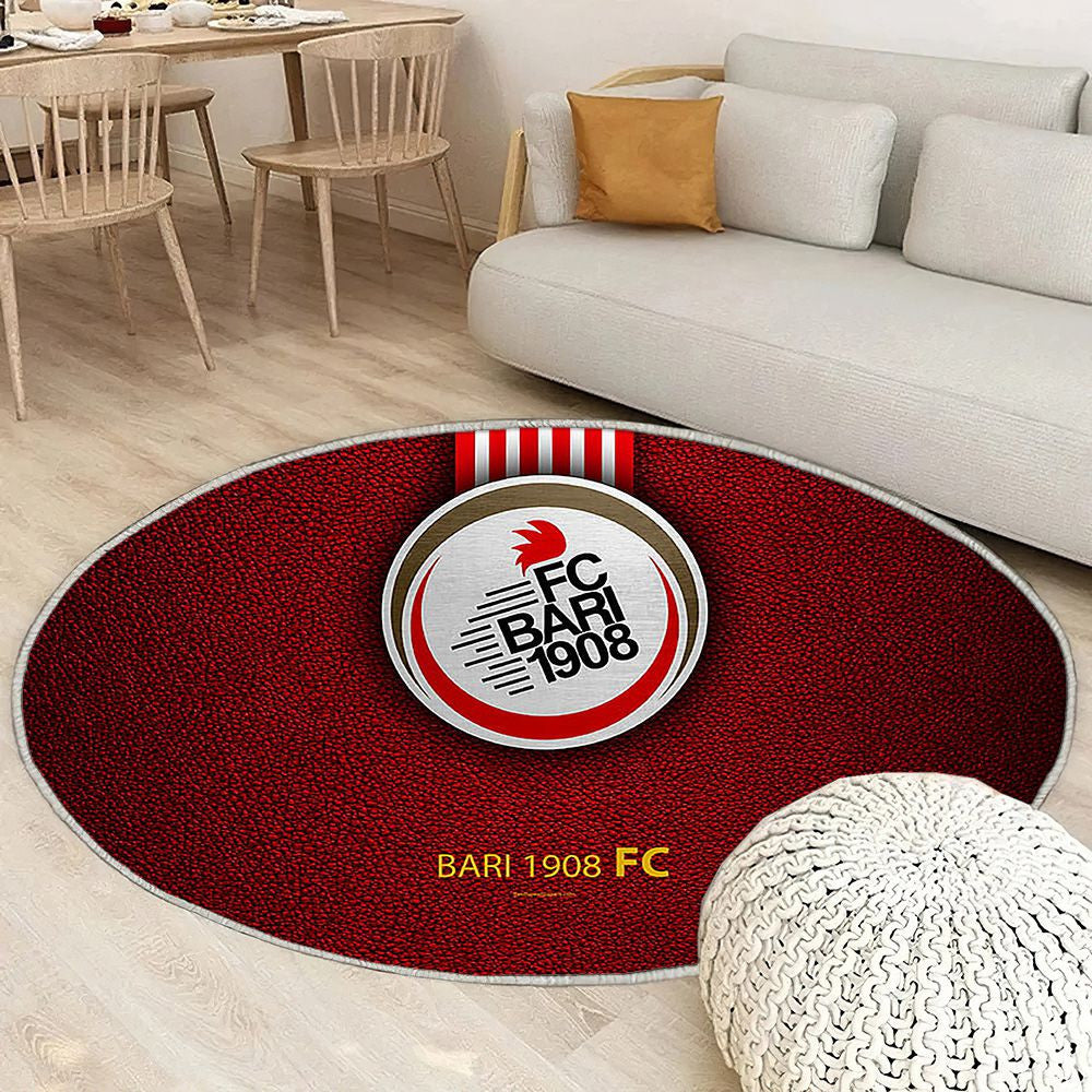 Club de football italien de Bari 1908 Tapis Sol - Tapis De Salon, Bari Italie Serie B Tapis Art, Tapis pour la décoration de la maison