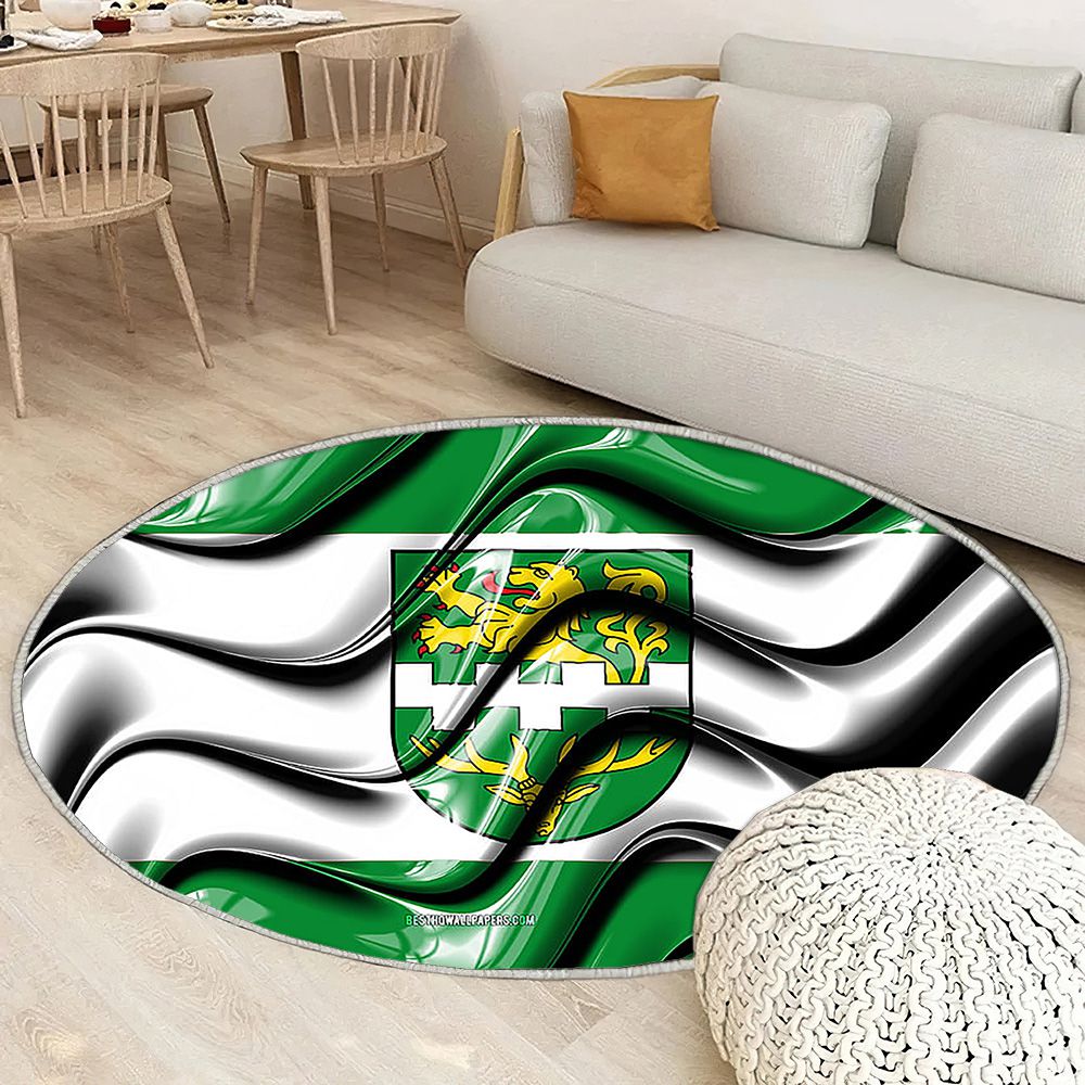 Bergisch Gladbach Drapeau Villes D'Allemagne Tapis Sol - Tapis De Salon, Bergisch Gladbach Tapis Art, Tapis pour la décoration de la maison